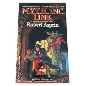 M.Y.T.H. Inc. Link Robert Asprin book Paperback Ace Books 1988 fantasy